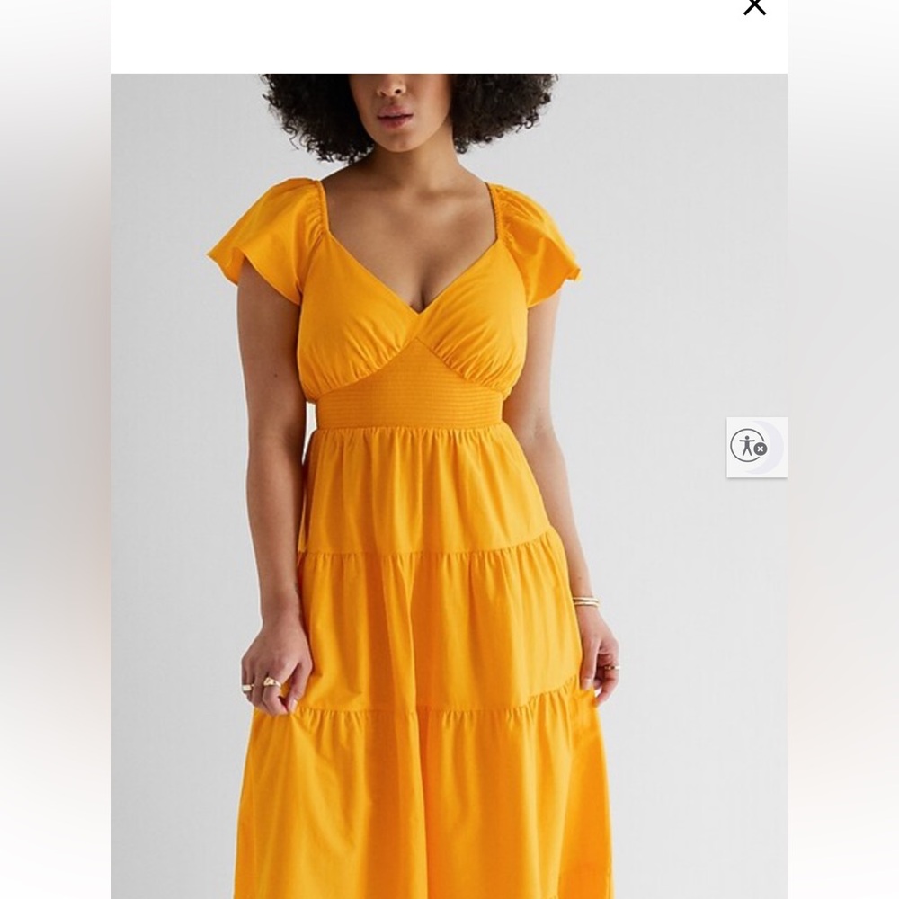 Express Women's Orange Dress